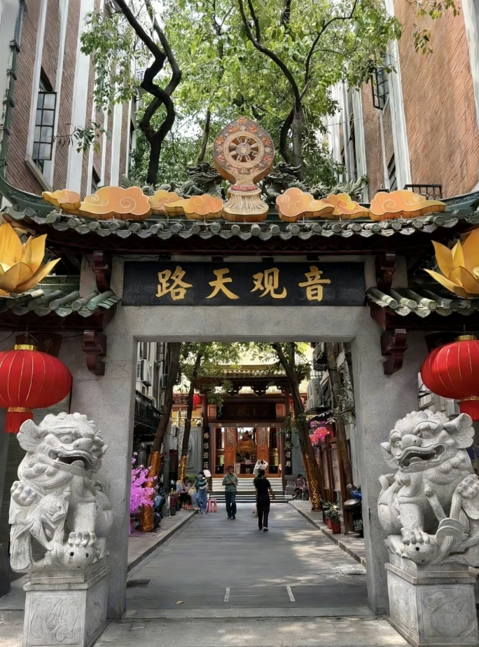 露天观音实景照片