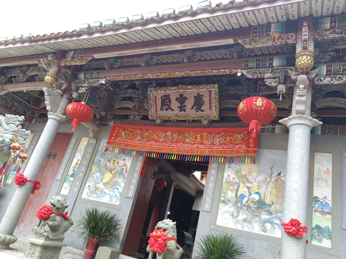金安寺庆云殿实景照片