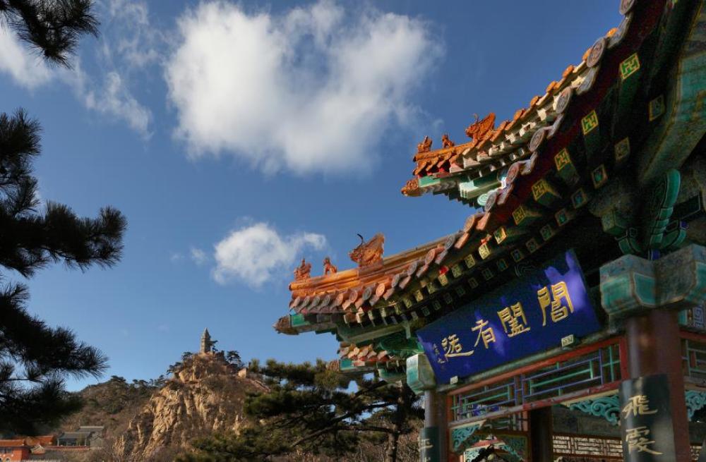 天津盘山风景名胜区景点图片