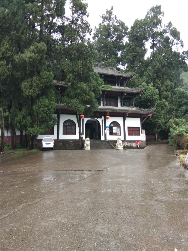 中国大邑鹤鸣山道观实景照片