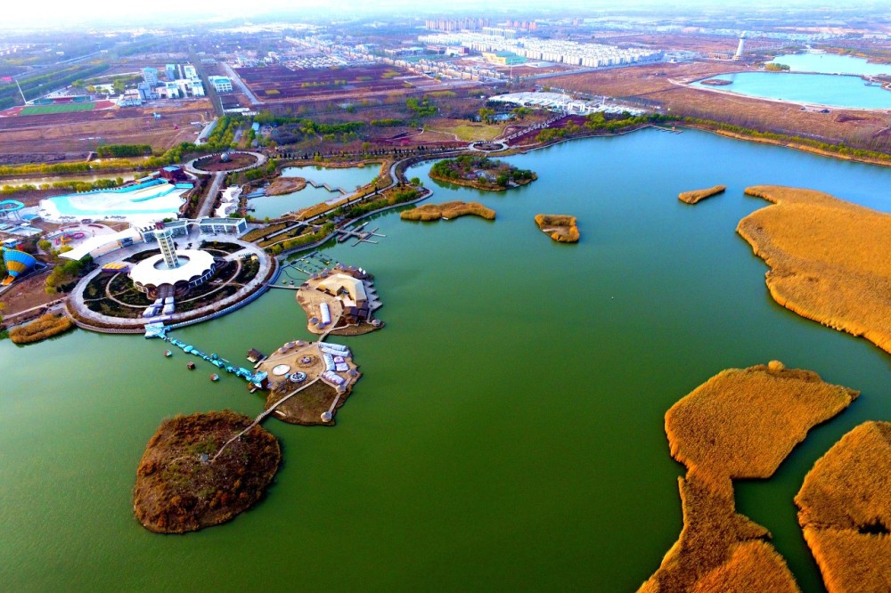 银川鸣翠湖国家湿地公园景点图片