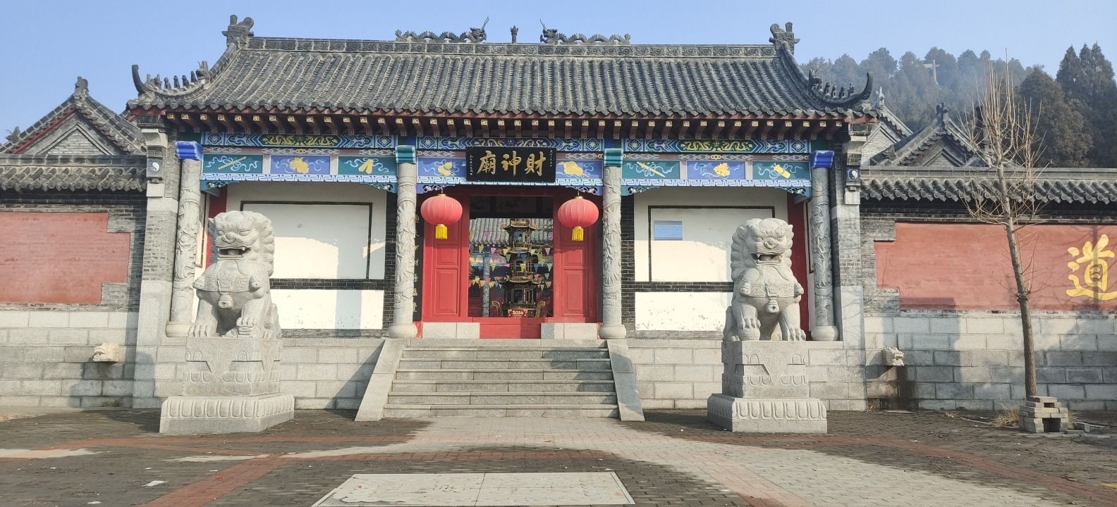 博山财神庙实景照片