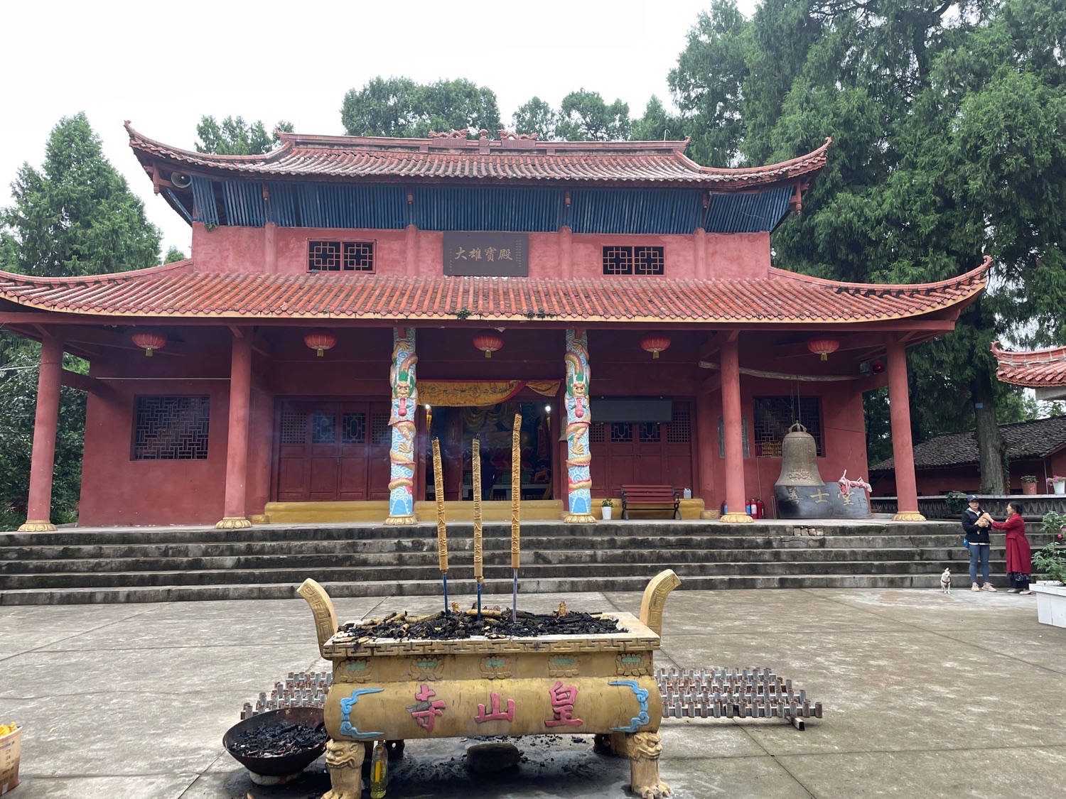 皇后山古寺实景照片