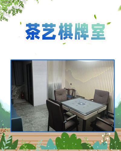 茶艺棋牌室内部环境