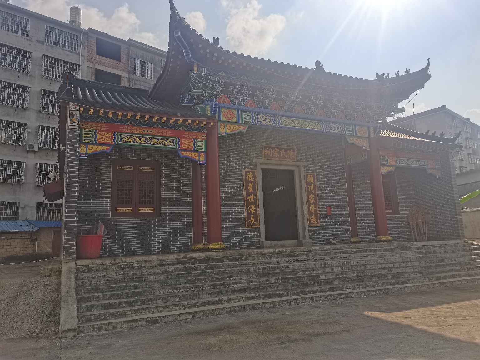 西湾寨陈氏宗祠实景照片