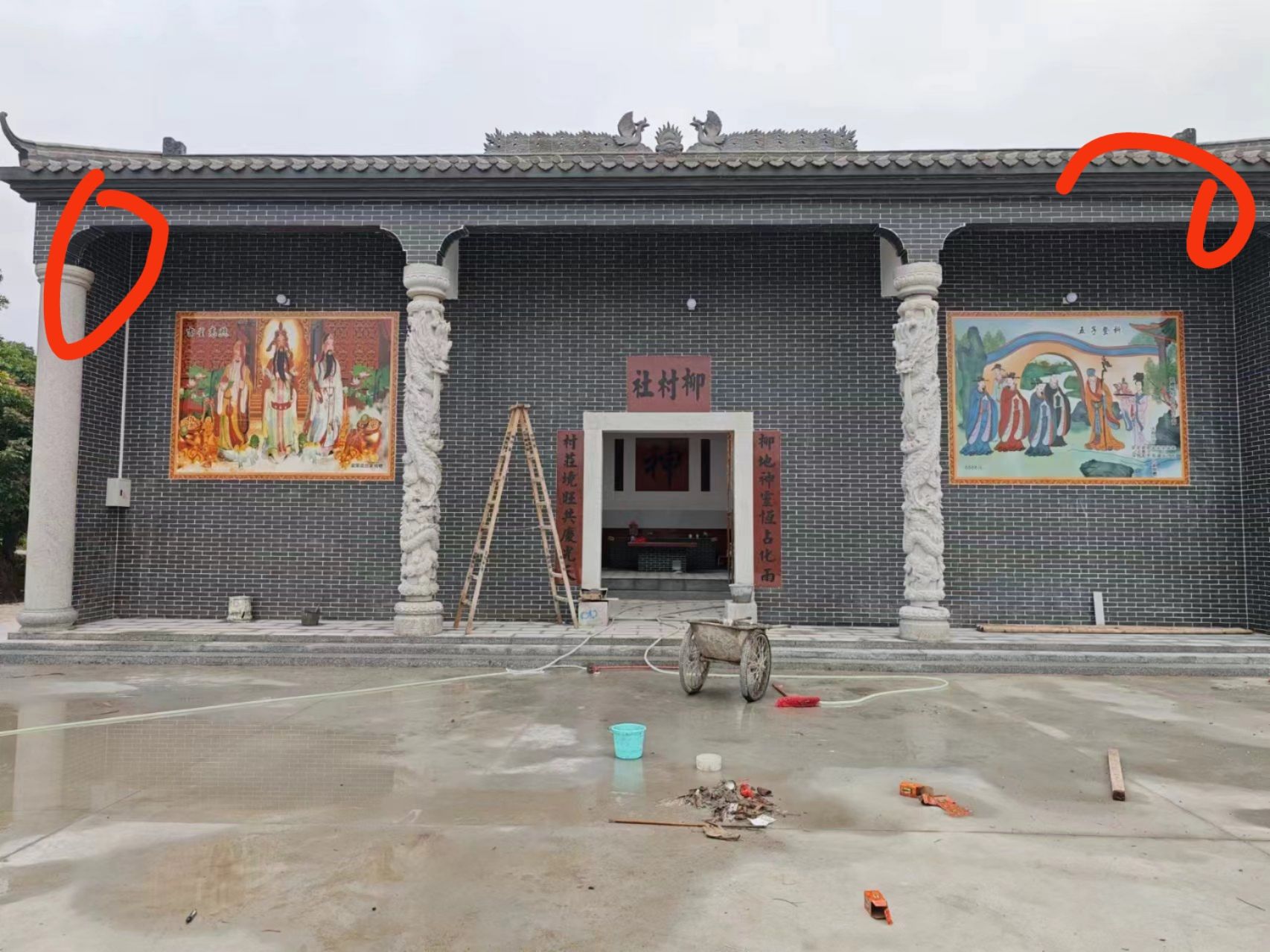 柳村社大庙实景照片