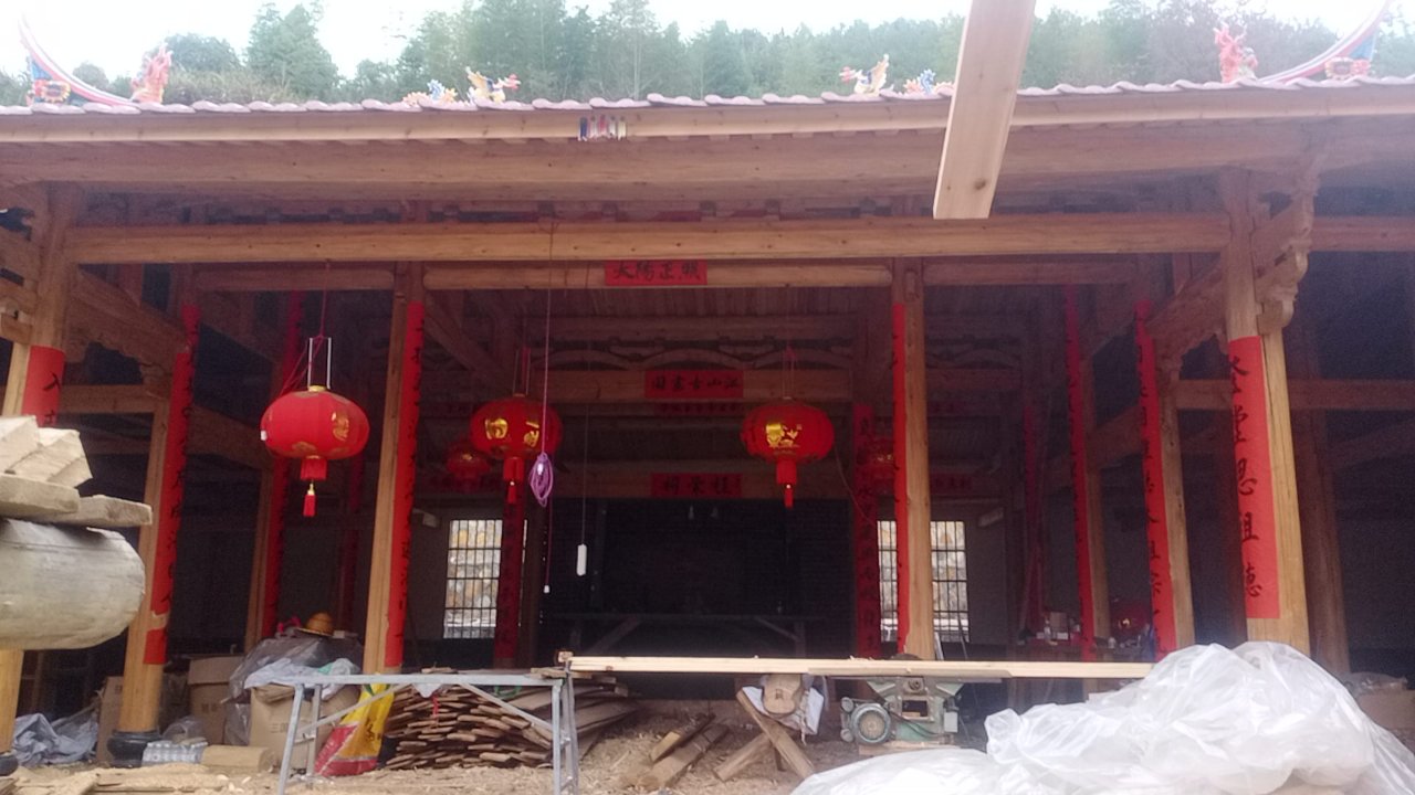 石牌镇三坊村炉山桂云祠实景照片