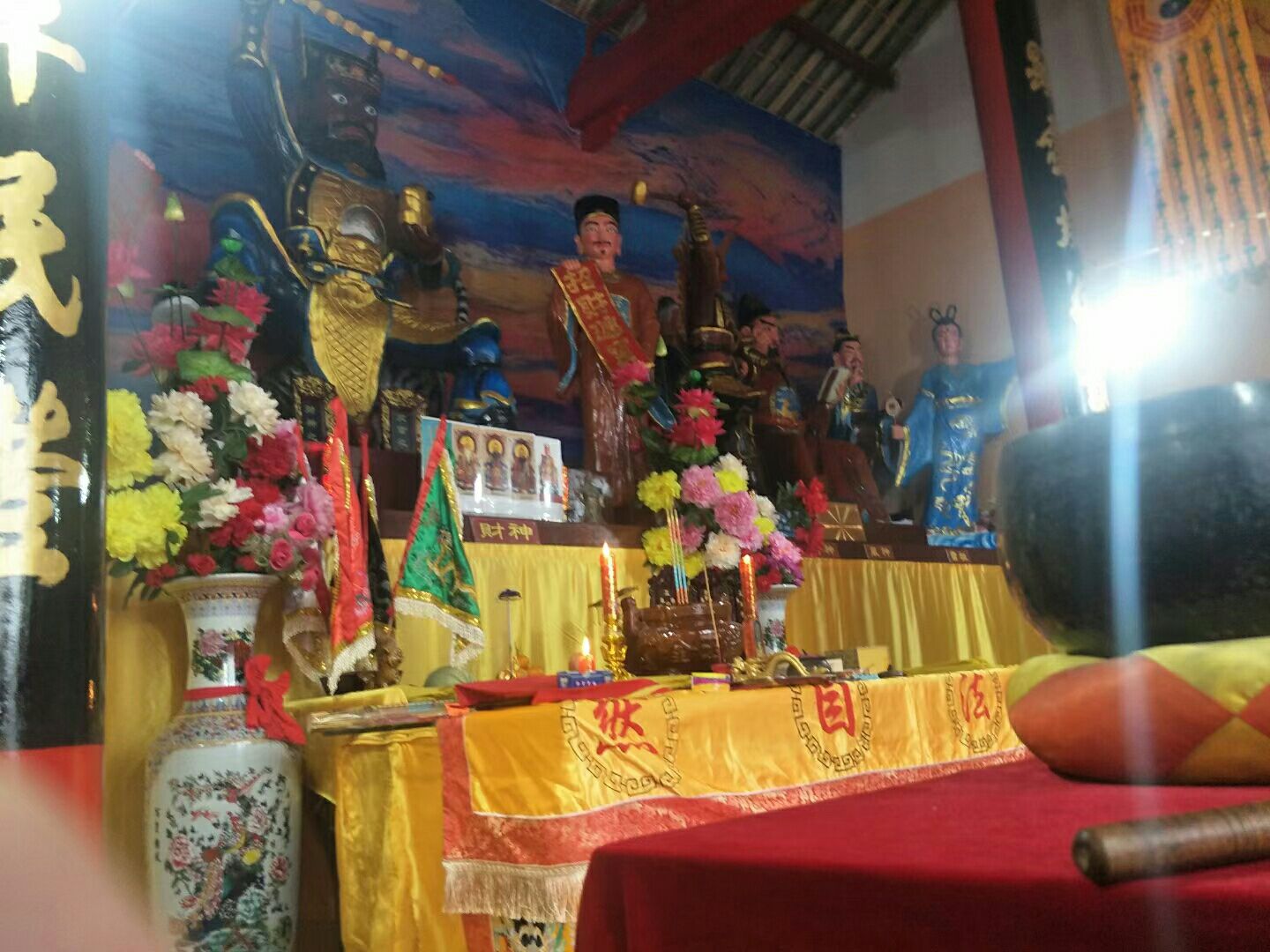 蚌湖财神庙实景照片