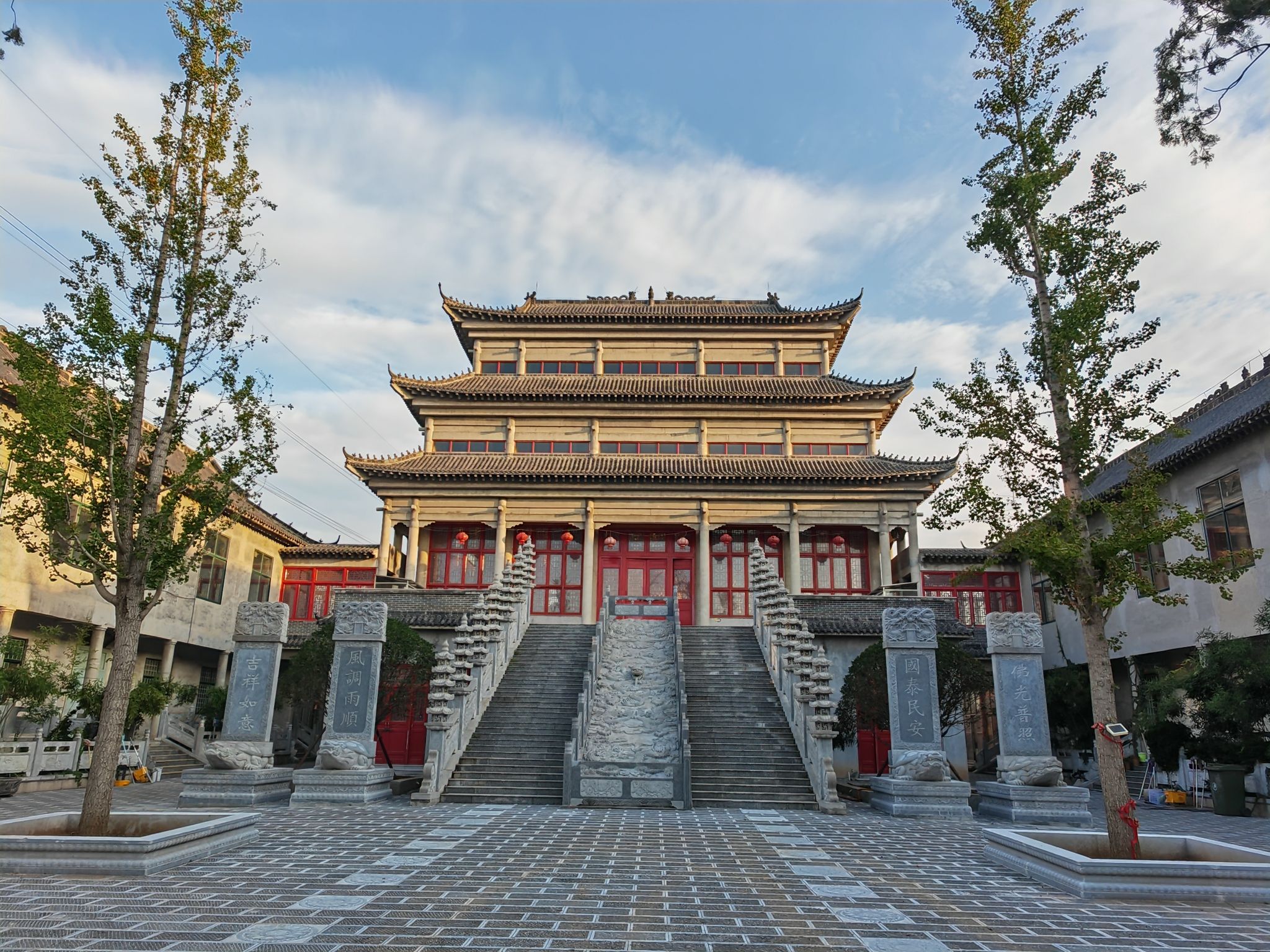 淄川普安寺实景照片