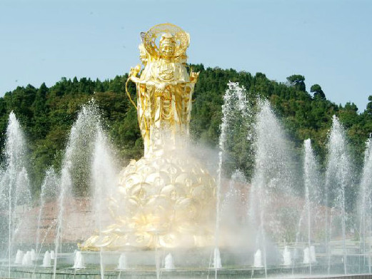 中国观音故里旅游区灵泉风景区实景照片
