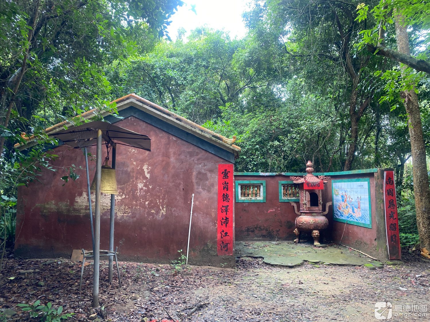 木头洋三圣庙实景照片