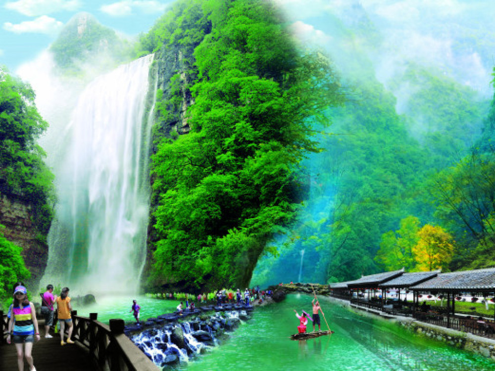 三峡大瀑布景点图片