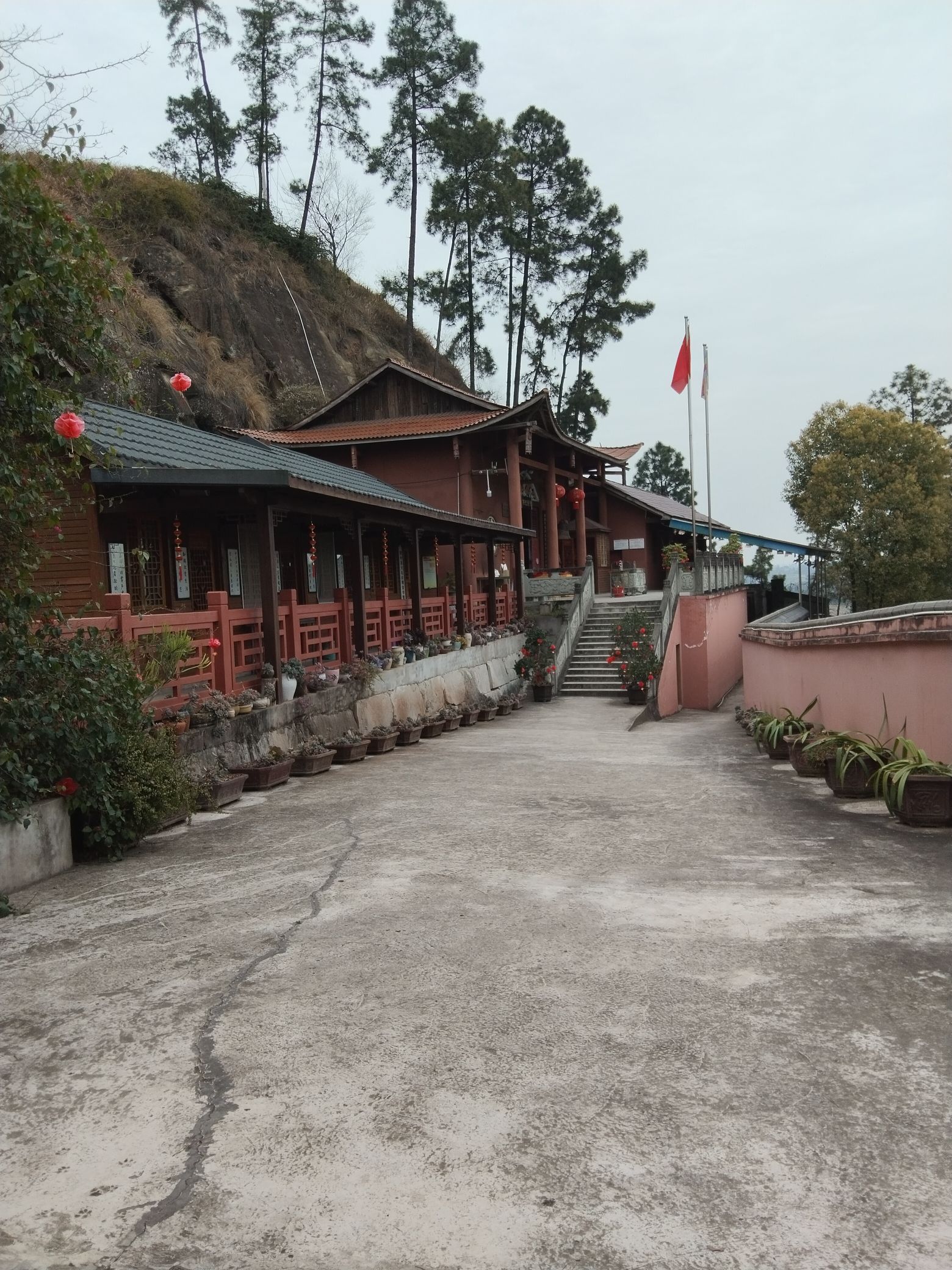 资中县大石山观音寺实景照片