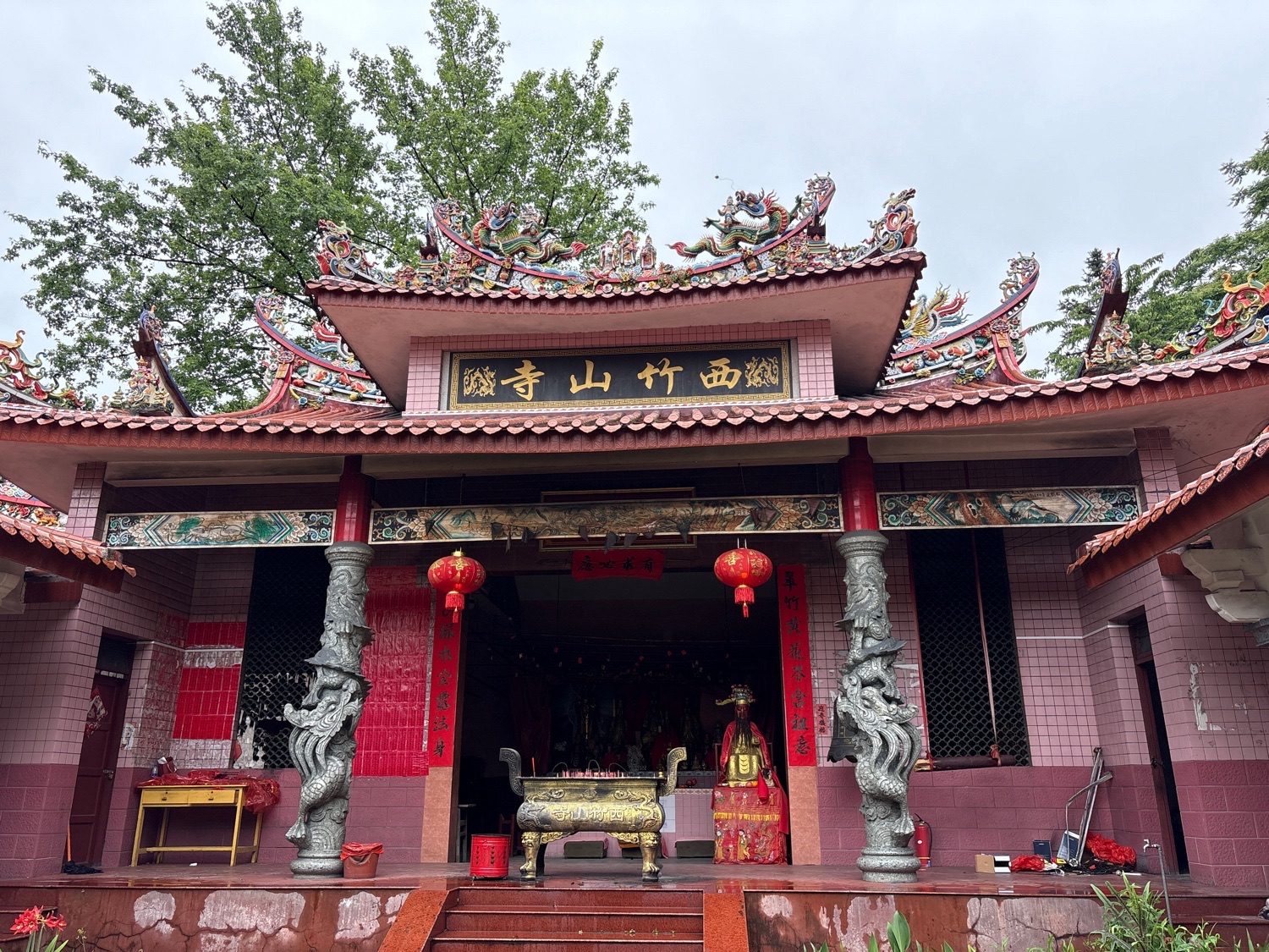 西竹山寺实景照片