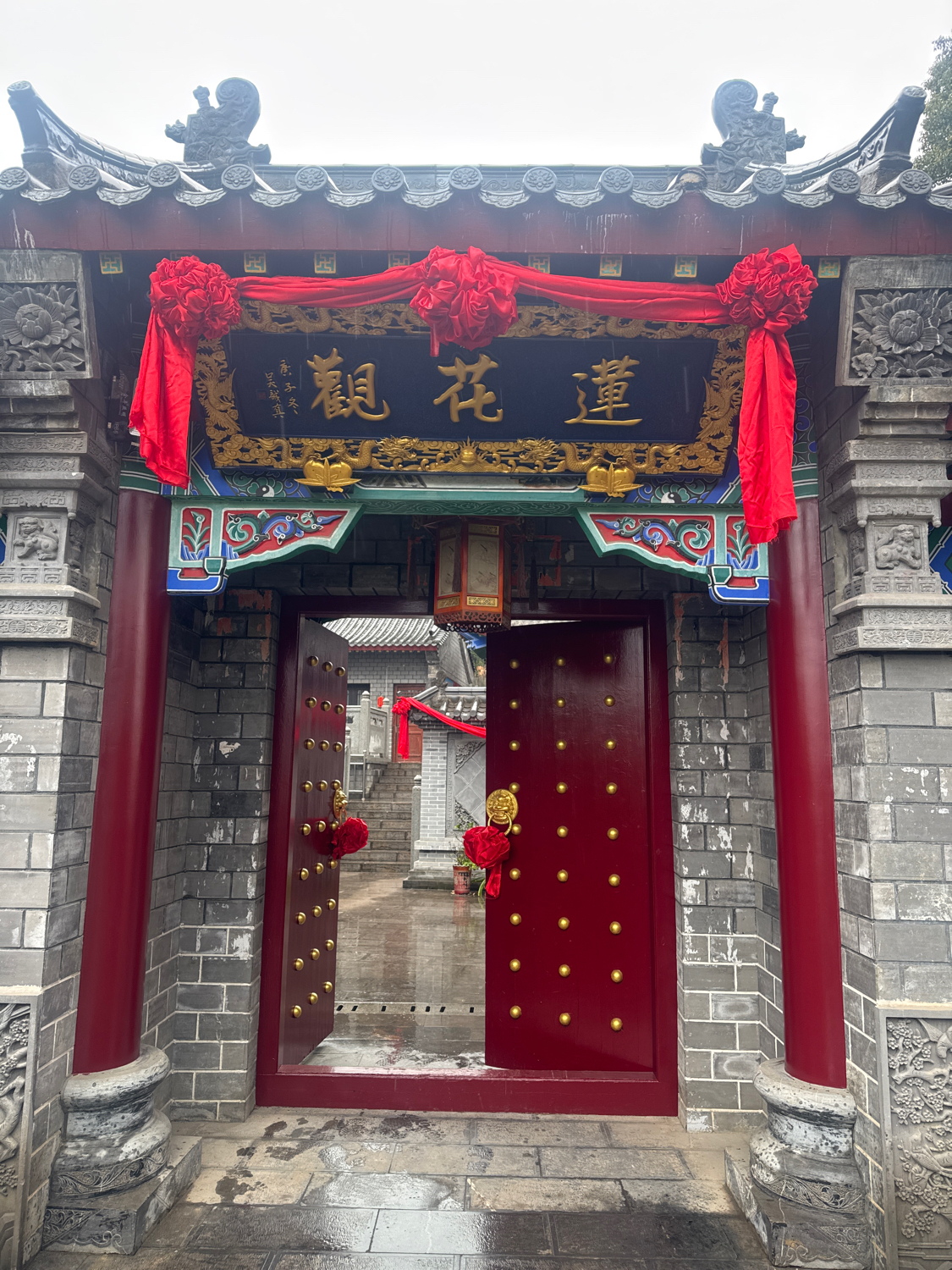 莲花观实景照片