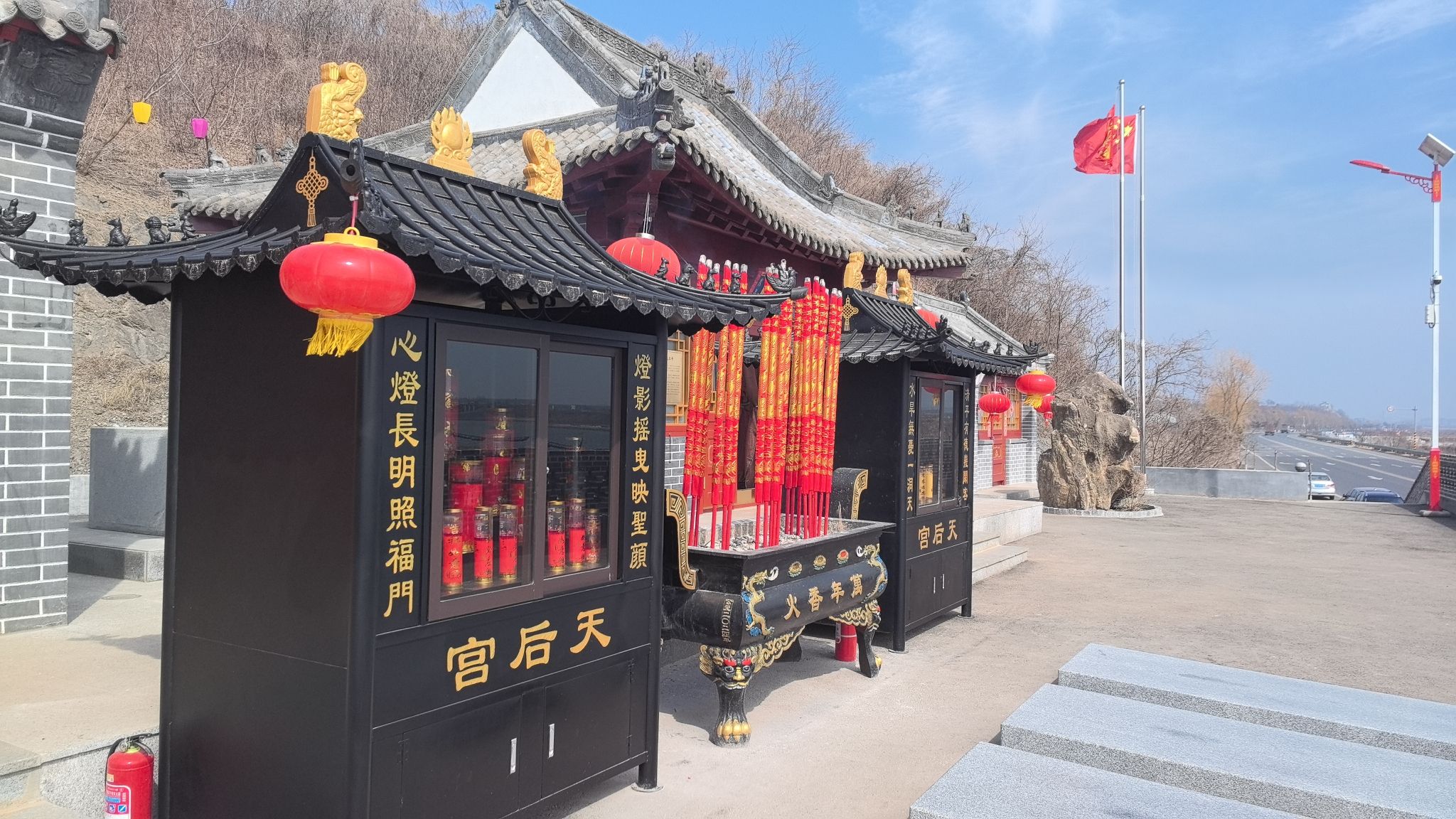 庄河天后宫实景照片