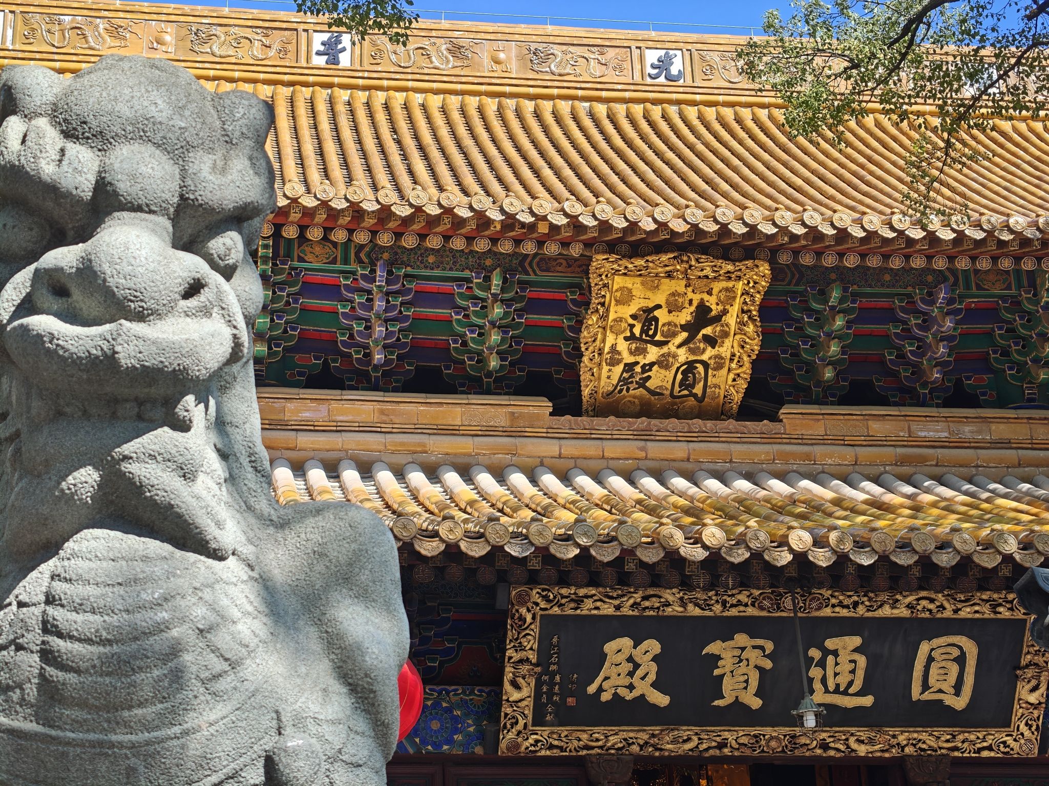普陀山风景名胜区-大圆通殿实景照片