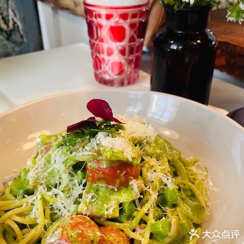 意式青酱意面