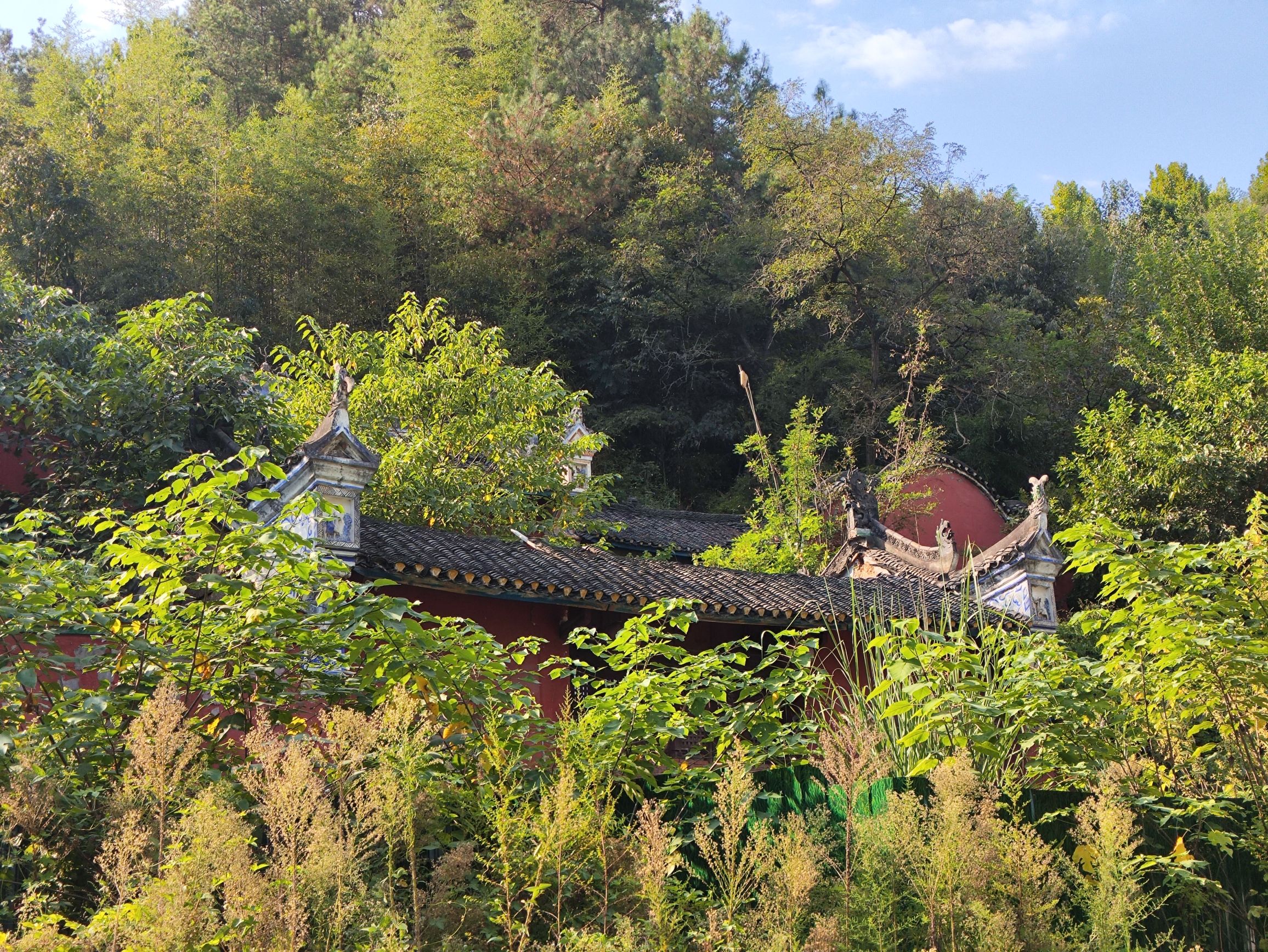 余坪庙实景照片