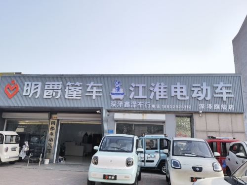 (深泽鑫泽车行)明爵篷车江淮电动车