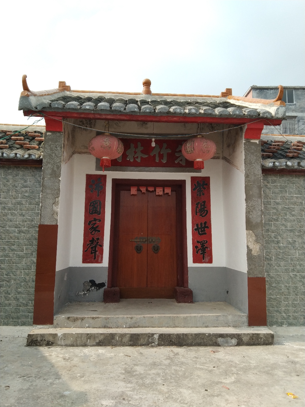 朱竹林祠九世祖实景照片