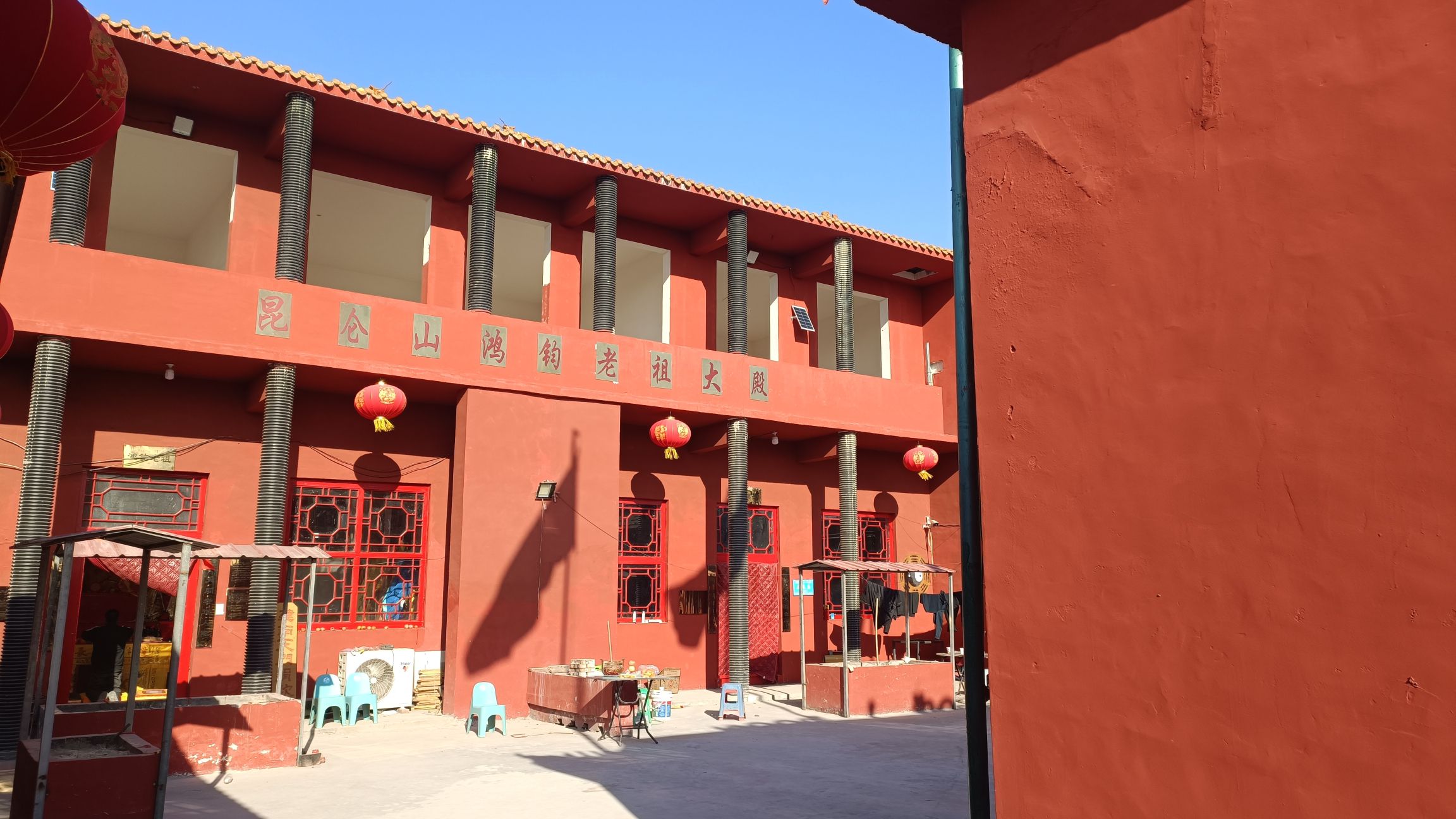 昆仑山鸿钧老祖大殿实景照片