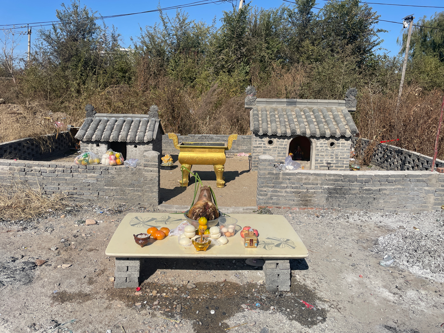 汪家镇中心土地庙实景照片