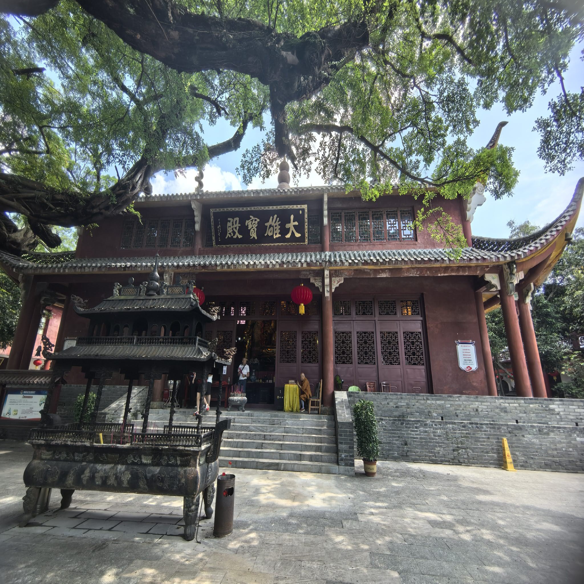 慈湖丰盛古寺实景照片