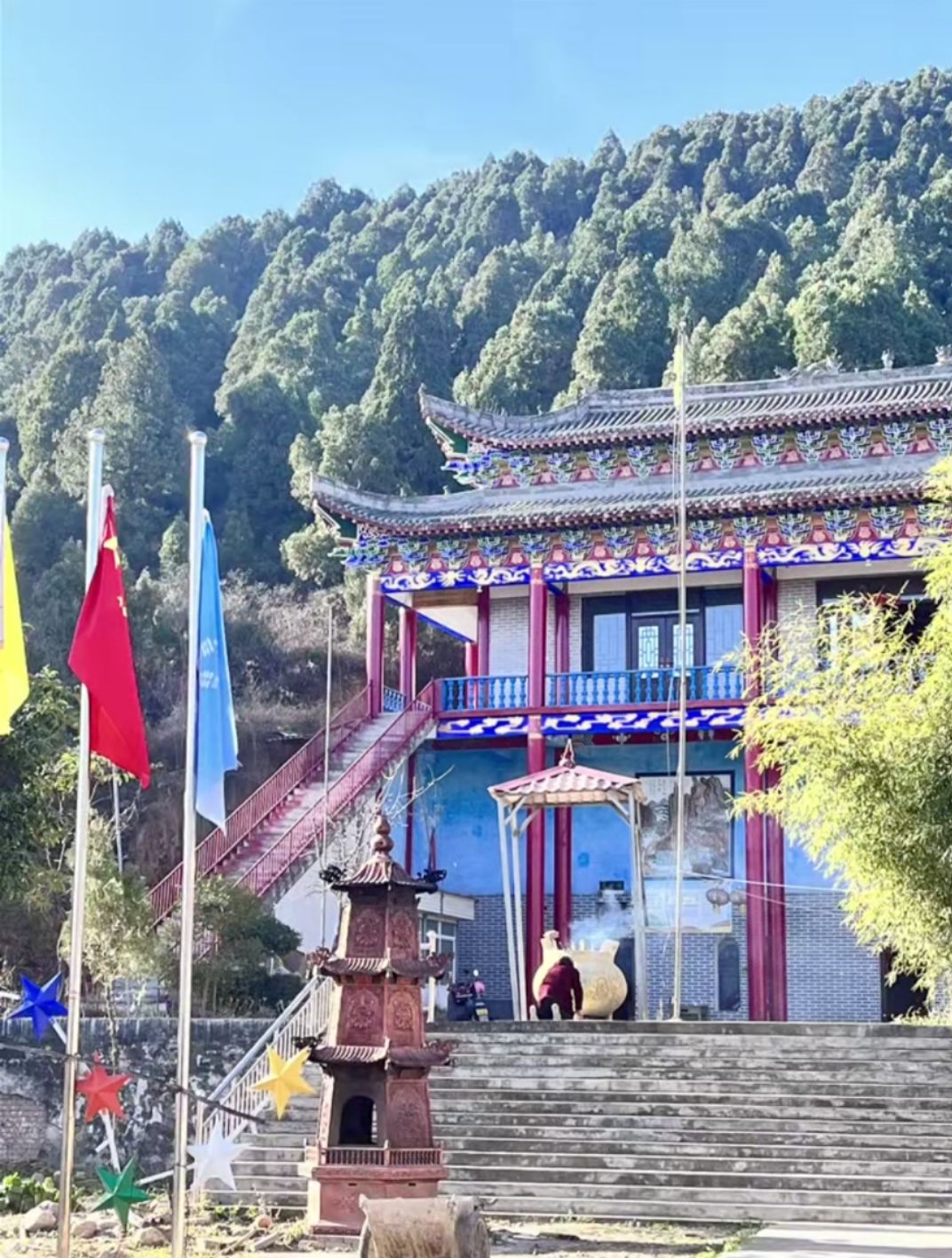 柏山寺实景照片