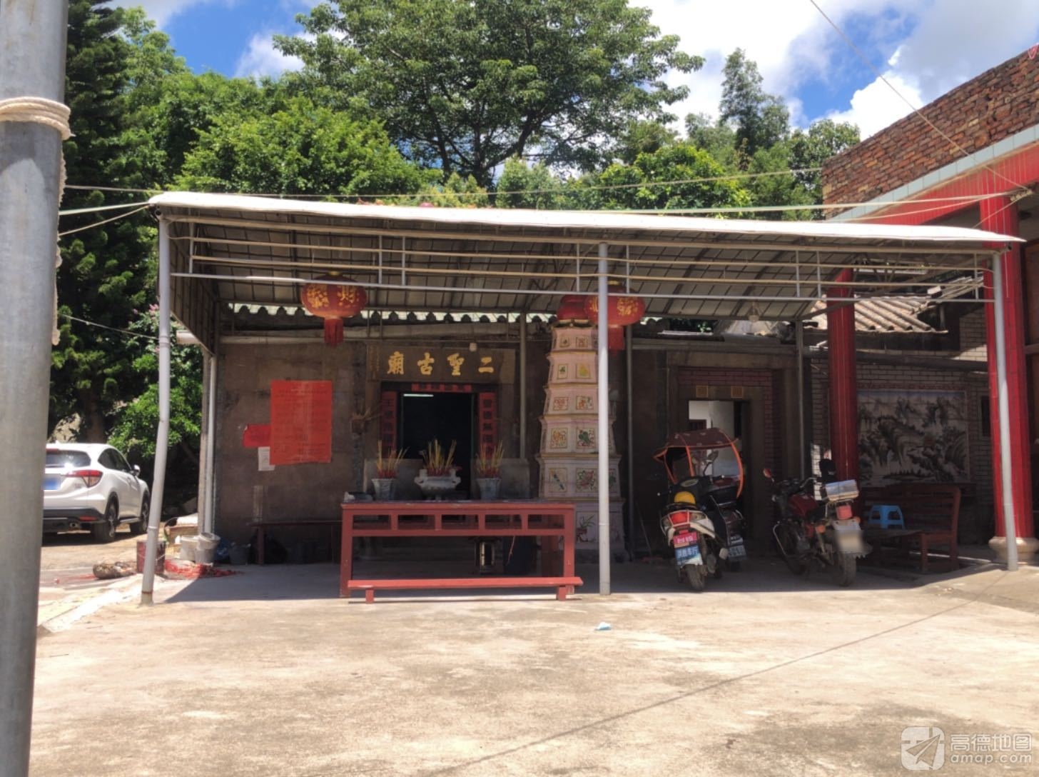 二圣古庙实景照片