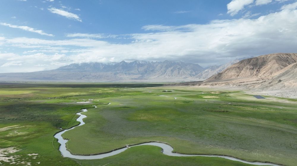 塔合曼湿地景点图片