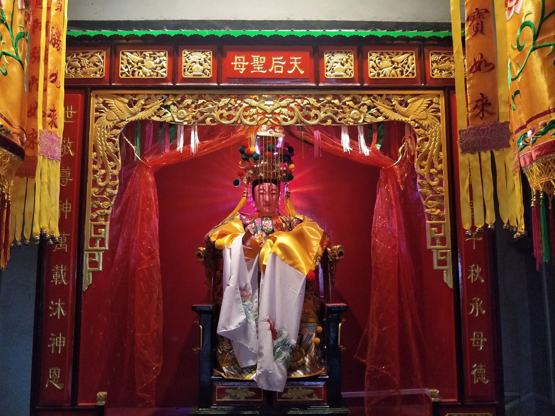 棉树天后宫妈祖实景照片