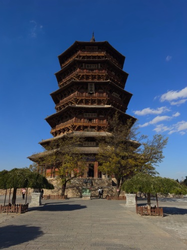 山西应县木塔景区-香炉