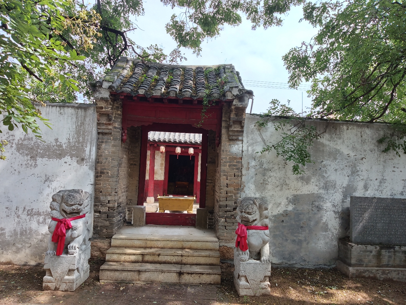 长清区双泉乡袁纸坊关帝庙实景照片